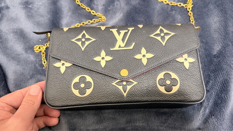 LOUIS VUITTON三合一信封包（黑）2022無晶片-0