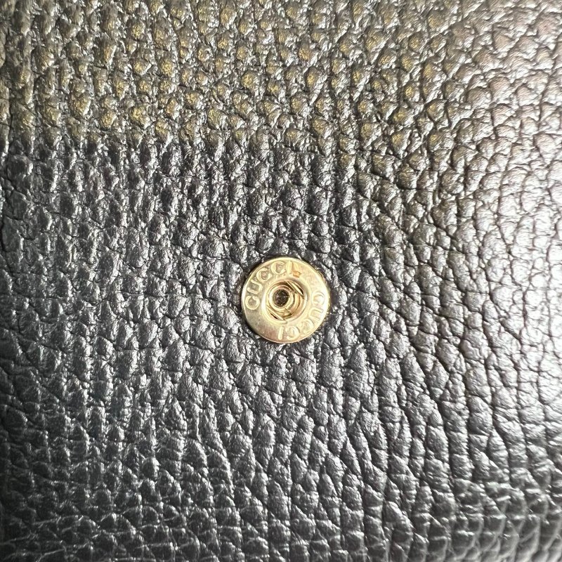GUCCI 615525 黑SOHO對開短夾-11