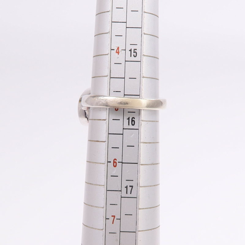 TIFFANY＆CO 18K白金Diamond Ring鑽石戒指US#4.5-7