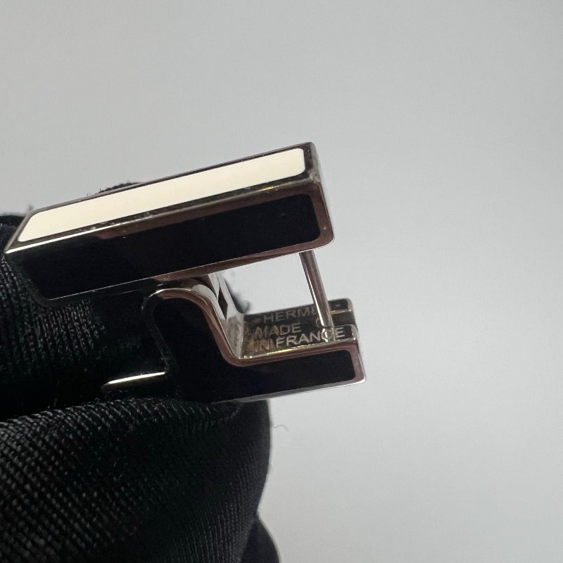 HERMES  方塊H單邊耳環-8