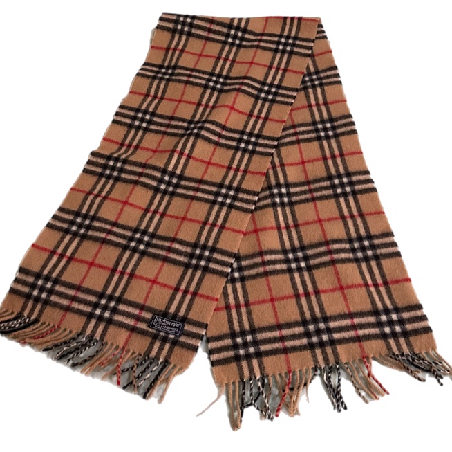 🧣 【專業乾洗完成】Burberrys of London 經典格紋 100% 羊羔毛圍巾-6
