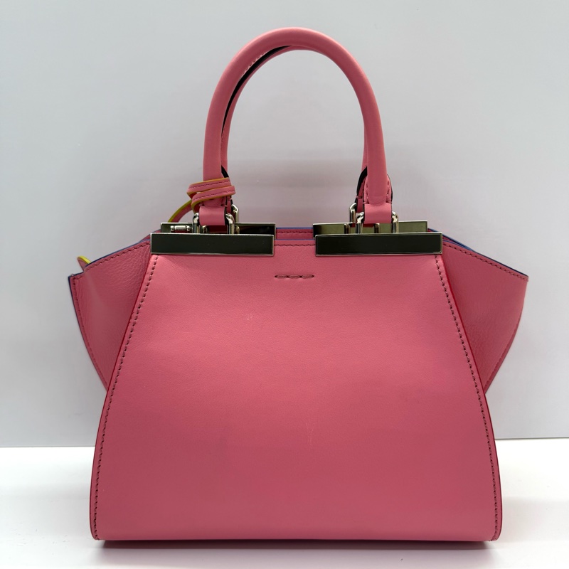 FENDI 芬迪 粉色 3JOURS MINI 手提斜背2WAY包 8BH333-1