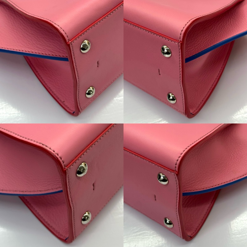 FENDI 芬迪 粉色 3JOURS MINI 手提斜背2WAY包 8BH333-4