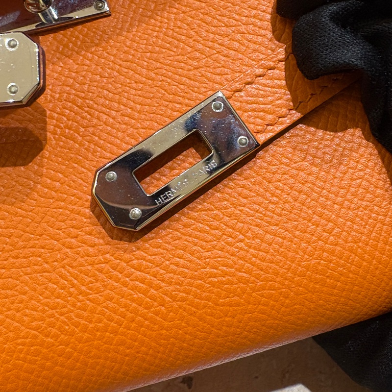 愛馬仕 橘色 長夾-6