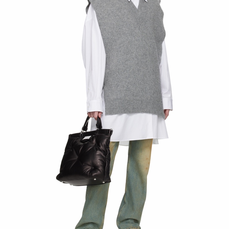 Maison Margiela 女士 徽標單肩包均碼碼中號、33cm*12cm*33cm-3