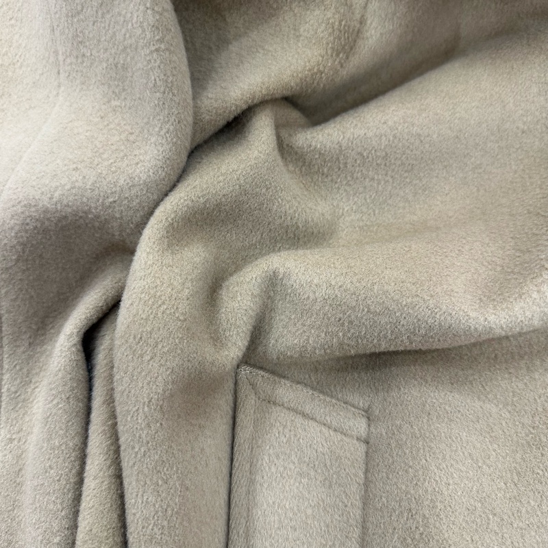 Burberry卡其色毛領大衣 vintage 二手中古-18