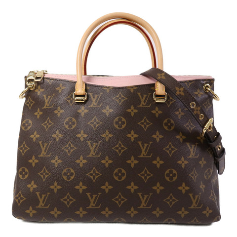 LOUIS VUITTON Monogram Pallas MM金扣手挽肩背兩用袋