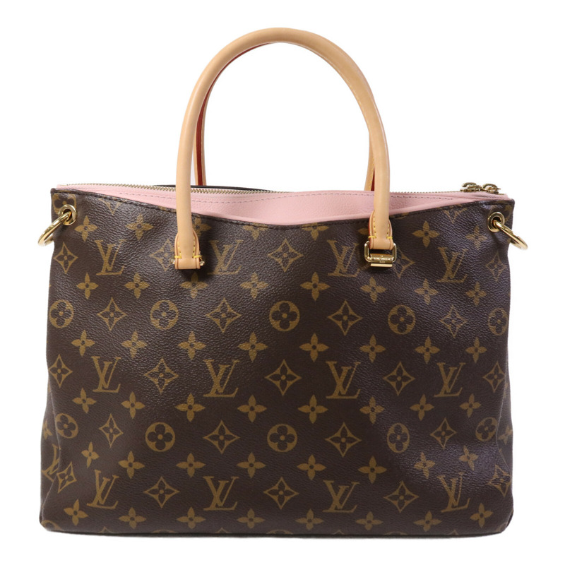 LOUIS VUITTON Monogram Pallas MM金扣手挽肩背兩用袋-1