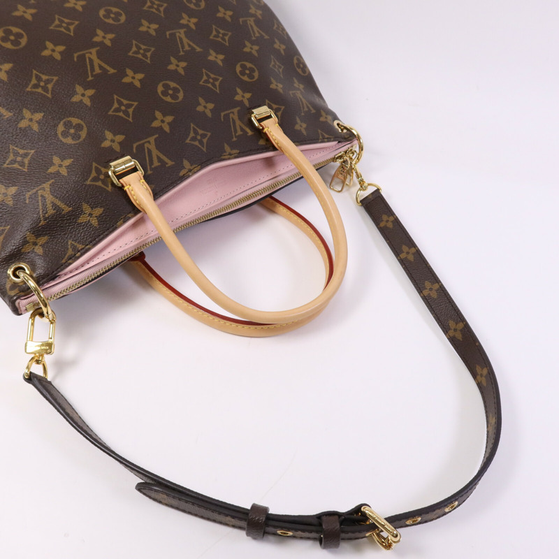 LOUIS VUITTON Monogram Pallas MM金扣手挽肩背兩用袋-8