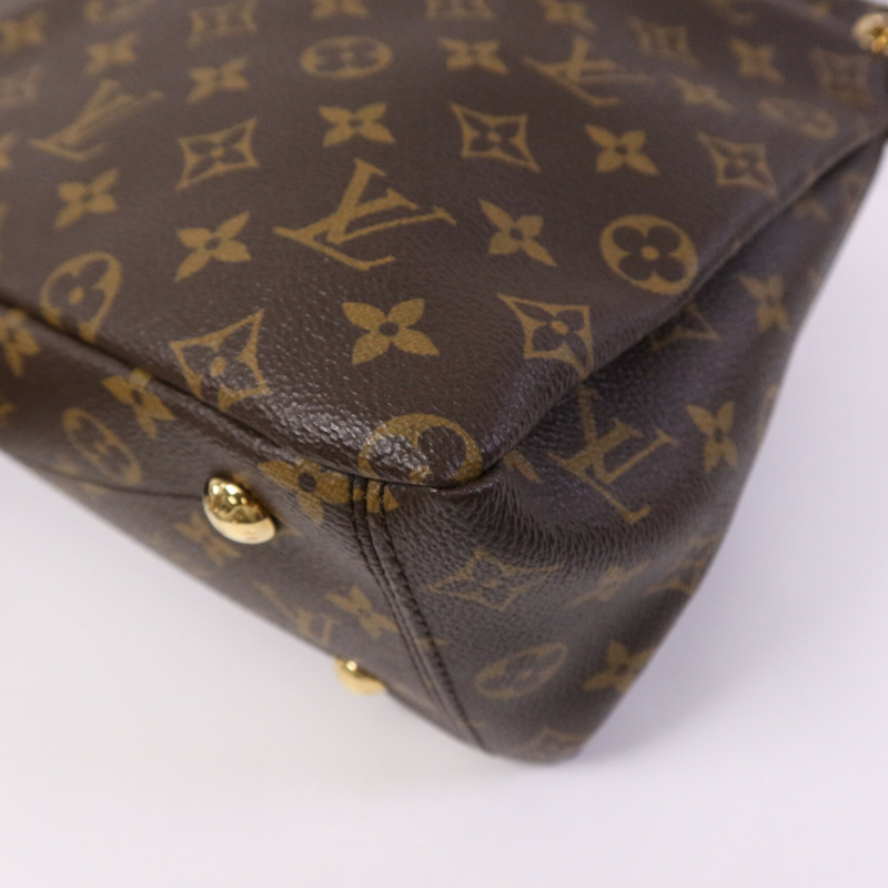 LOUIS VUITTON Monogram Pallas MM金扣手挽肩背兩用袋-10