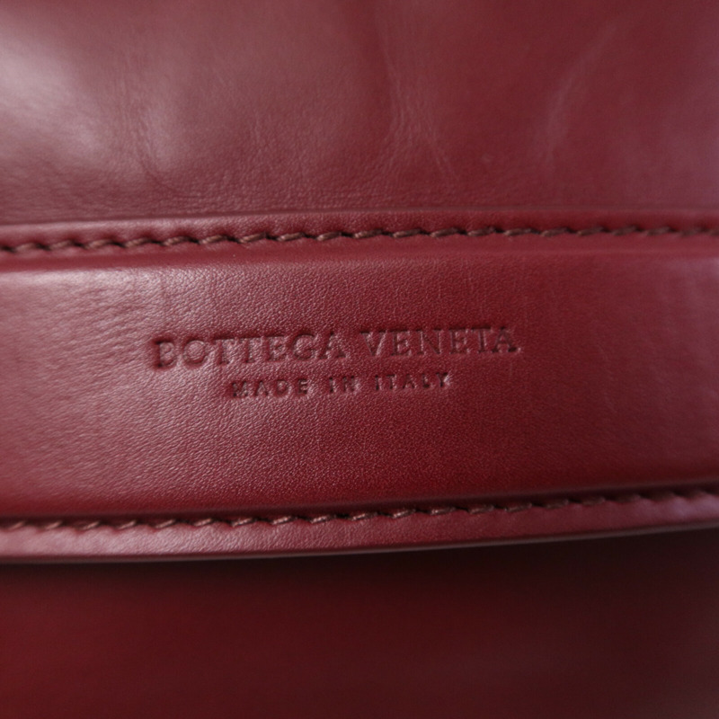 BOTTEGA VENETA 牛皮皮革Marco Poio Messenger Bag銀扣肩背袋-5