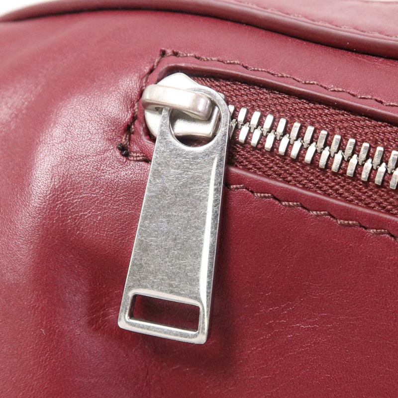 BOTTEGA VENETA 牛皮皮革Marco Poio Messenger Bag銀扣肩背袋-6