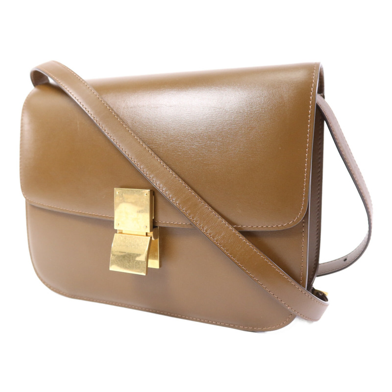 CELINE 牛皮皮革Classic Box金扣肩背袋-2