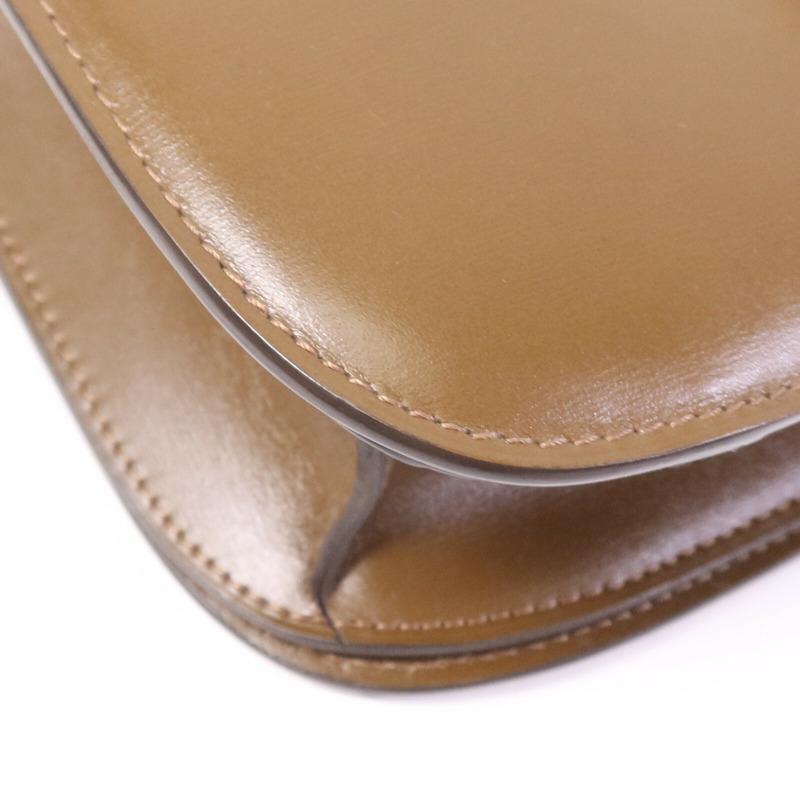 CELINE 牛皮皮革Classic Box金扣肩背袋-11