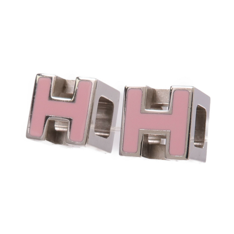 HERMES 金屬Cage d'H (H Cube)耳環-1