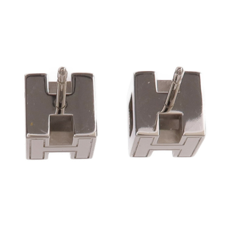 HERMES 金屬Cage d'H (H Cube)耳環-2