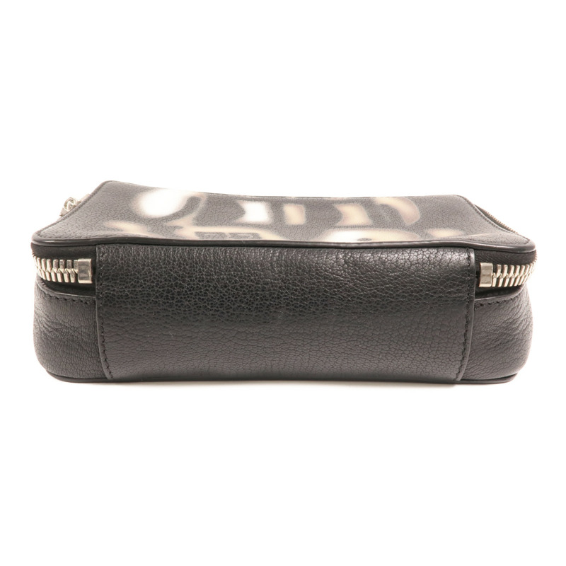 GIVENCHY 牛皮皮革Shoulder Bag銀扣肩背袋-3