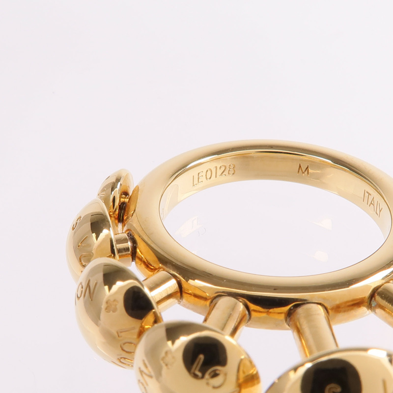 LOUIS VUITTON 金屬Studdy Ring戒指US#6.5-4