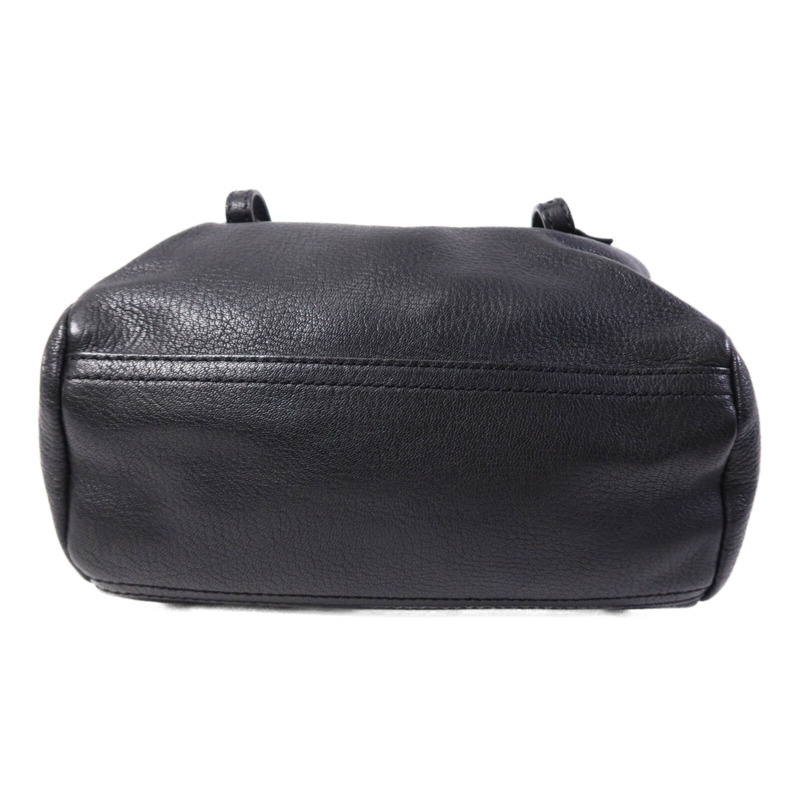GIVENCHY 牛皮皮革Mini Pandora銀扣手挽袋-1