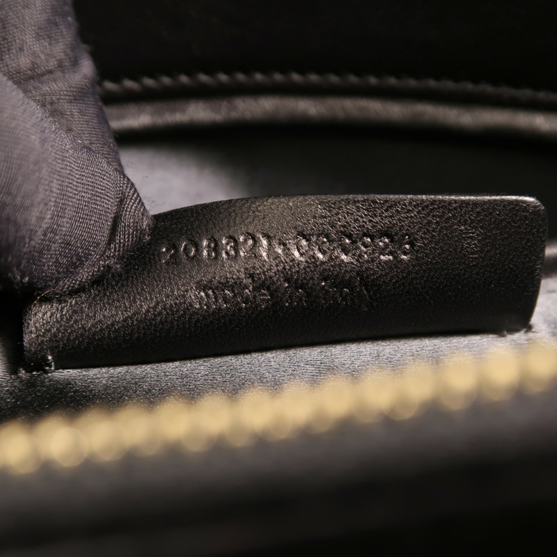 SAINT LAURENT 羊皮皮革Rive Gauche 32金扣手挽袋-6