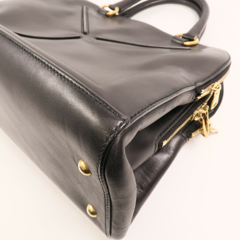 SAINT LAURENT 羊皮皮革Rive Gauche 32金扣手挽袋-10