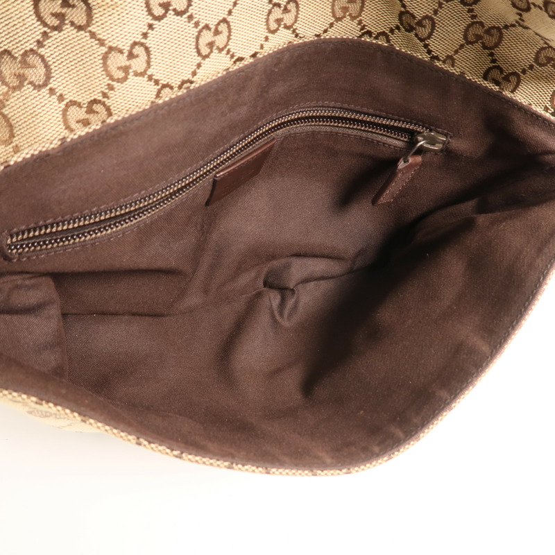 GUCCI GG帆布Waist Bag銀扣腰包-4