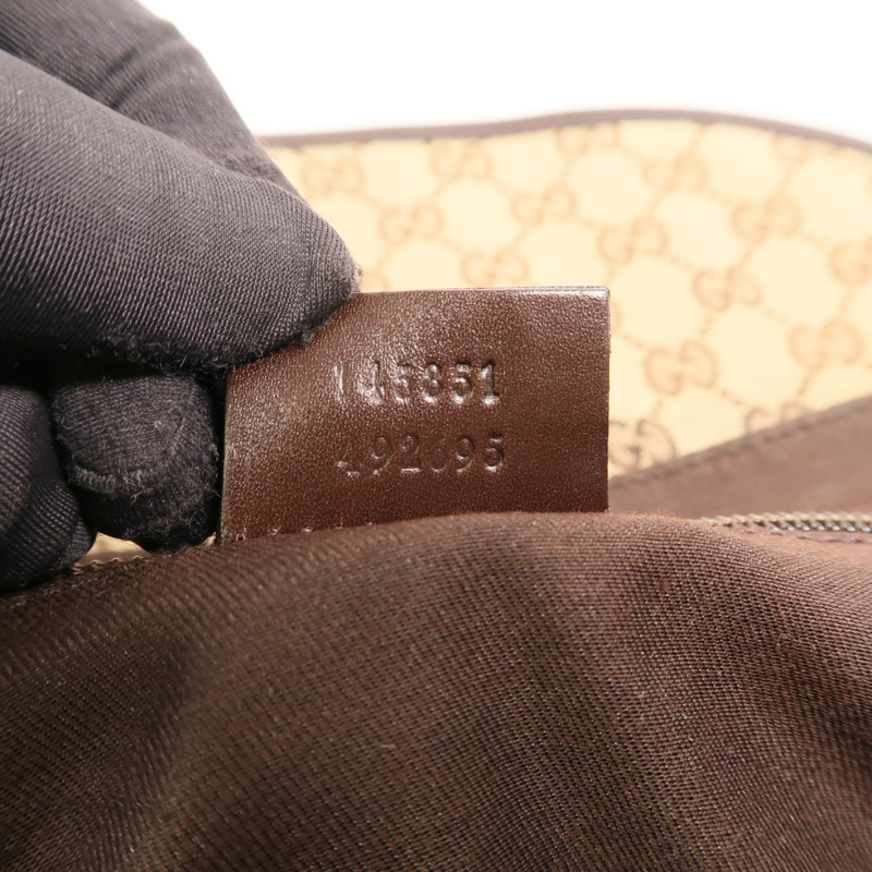 GUCCI GG帆布Waist Bag銀扣腰包-6