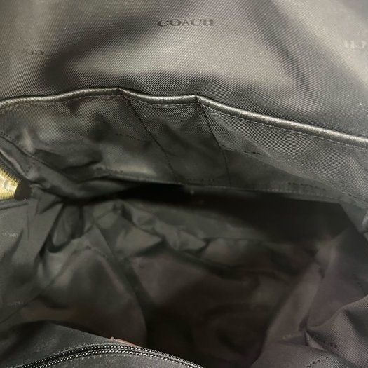 東區正精品㊣COACH 32235 咖啡色全皮拉鍊後背包大款 RZ3948-3