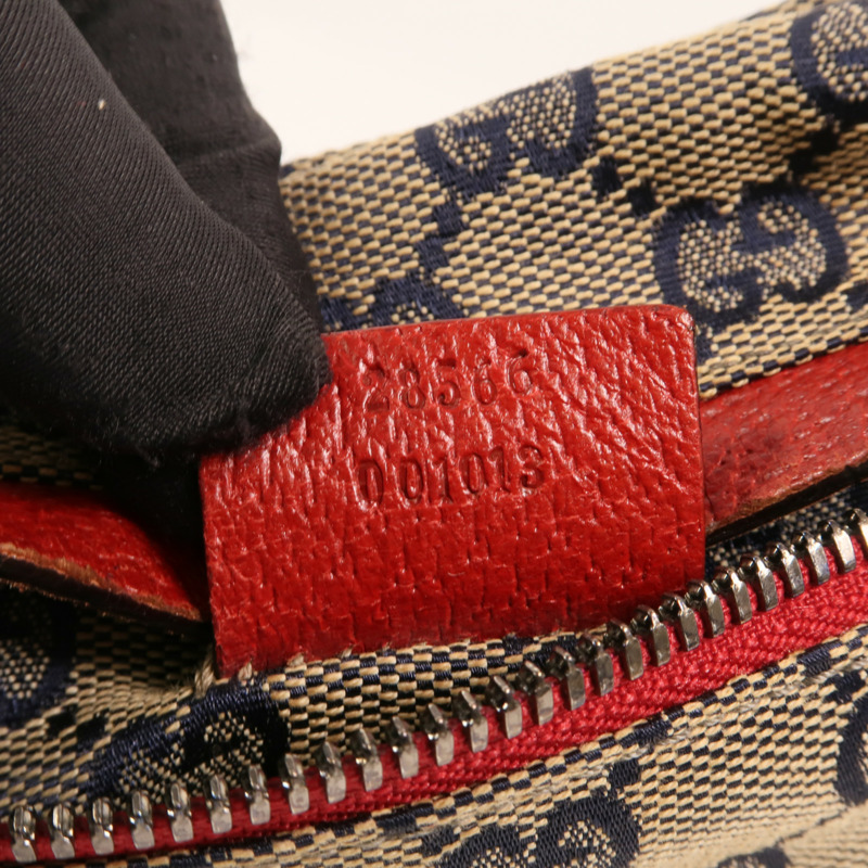 GUCCI GG帆布GG Waist Bag銀扣腰包-6