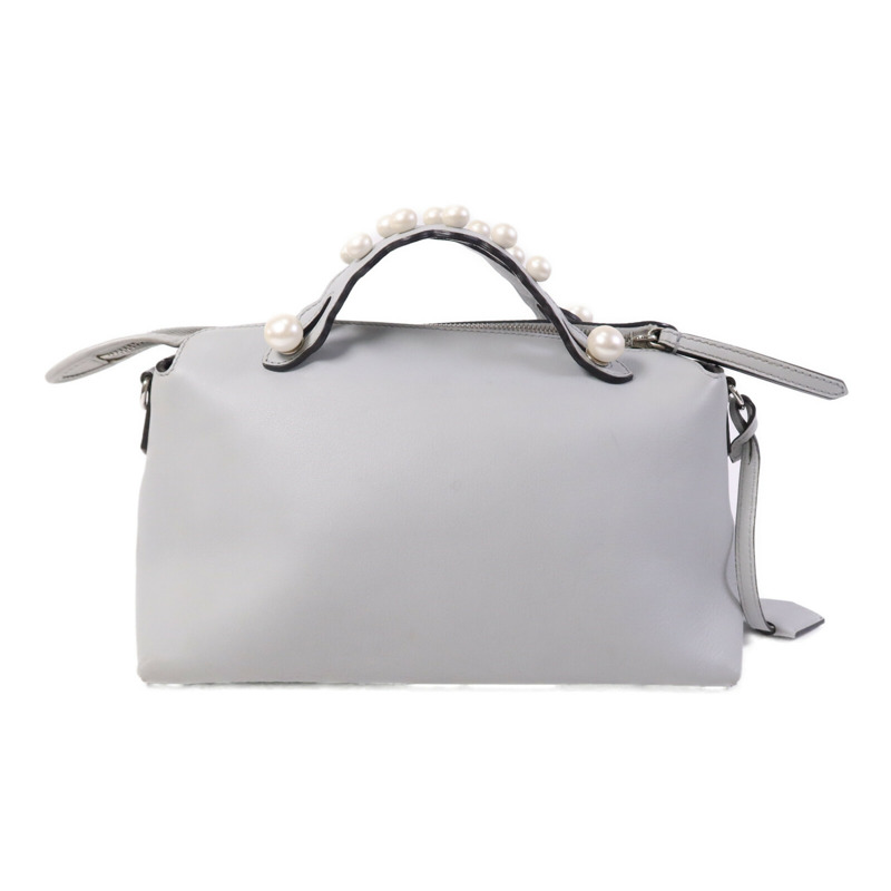 FENDI 牛皮皮革By The Way銀扣手挽肩背兩用袋-1