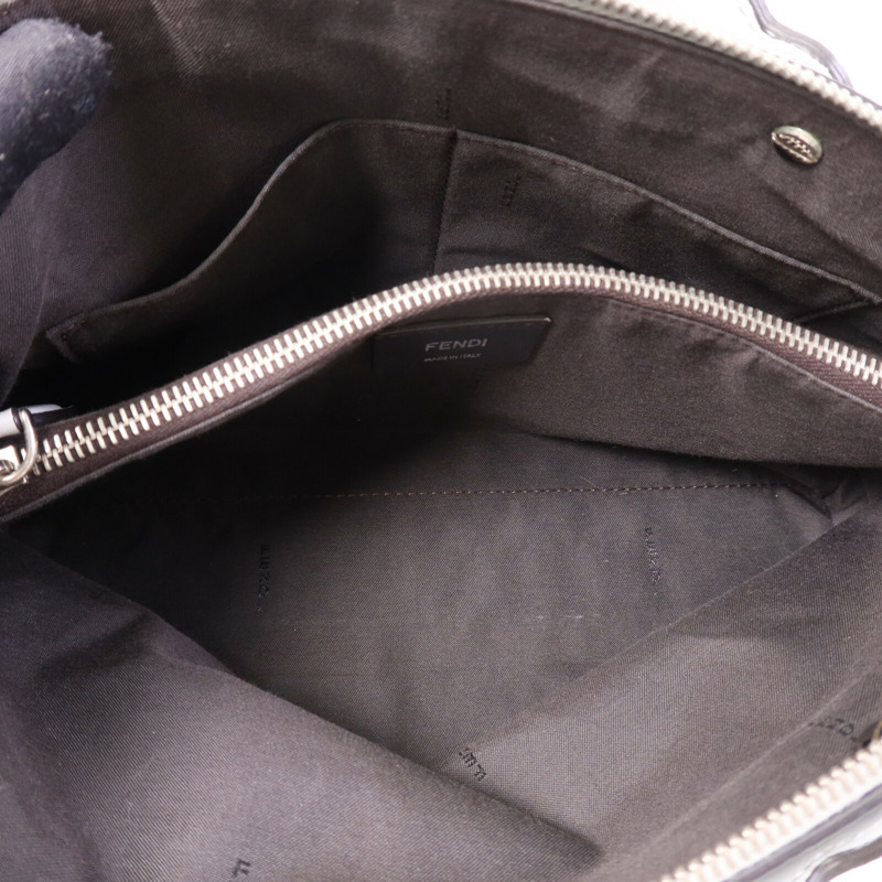 FENDI 牛皮皮革By The Way銀扣手挽肩背兩用袋-4