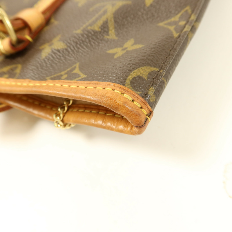 LOUIS VUITTON Monogram Bucket GM金扣手挽袋-18