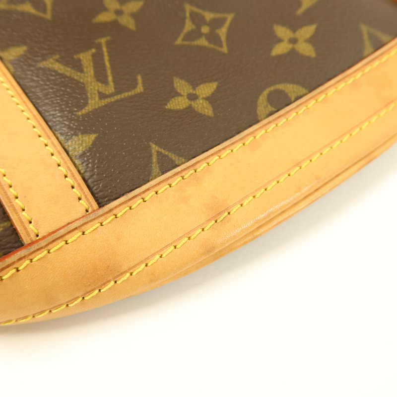 LOUIS VUITTON Monogram Bucket GM金扣手挽袋-20