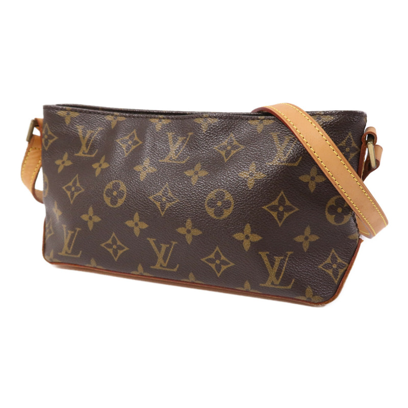 LOUIS VUITTON Monogram Trotteur金扣肩背袋-2