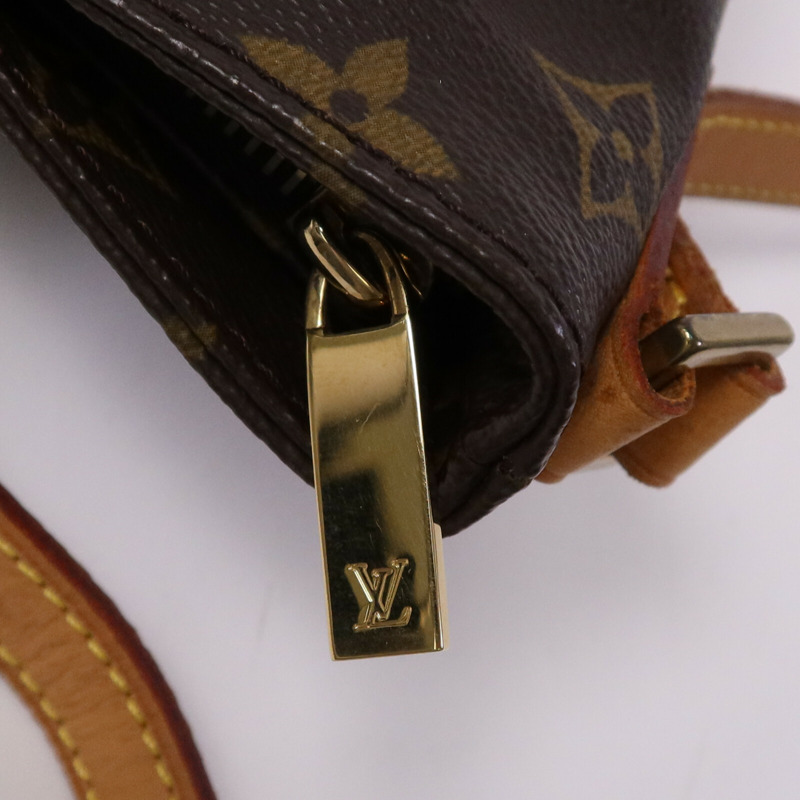 LOUIS VUITTON Monogram Trotteur金扣肩背袋-7