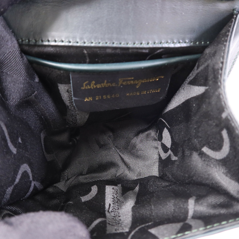 Salvatore Ferragamo 牛皮皮革Shoulder Bag金扣肩背袋-4
