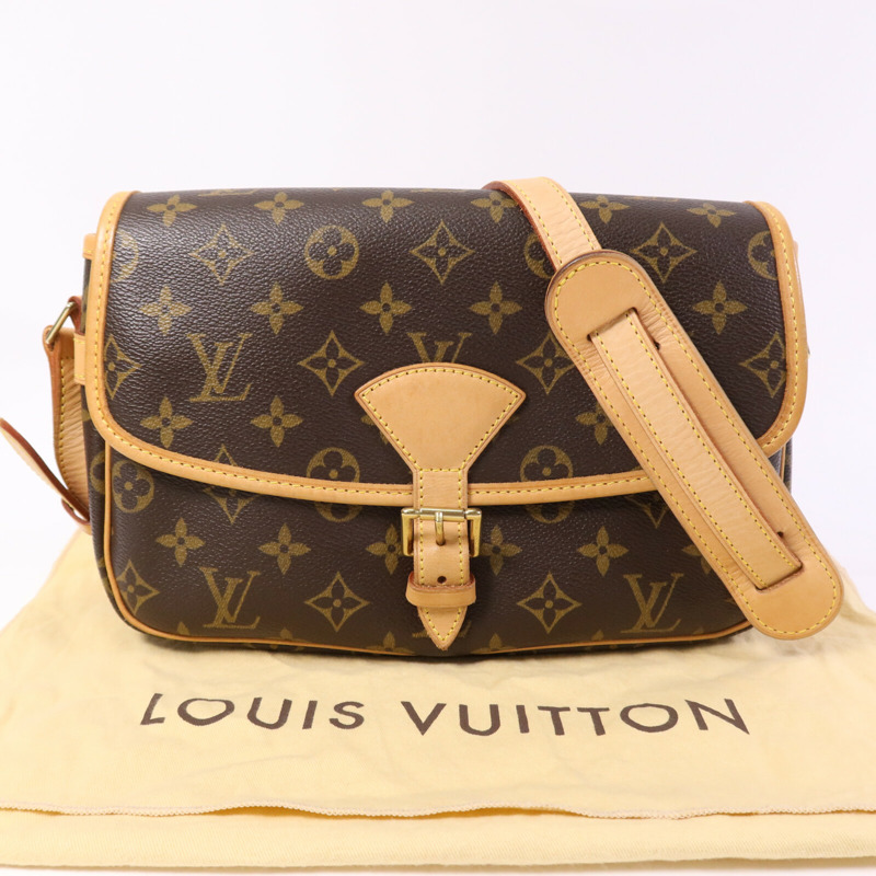 LOUIS VUITTON Monogram Sologne金扣肩背袋-9