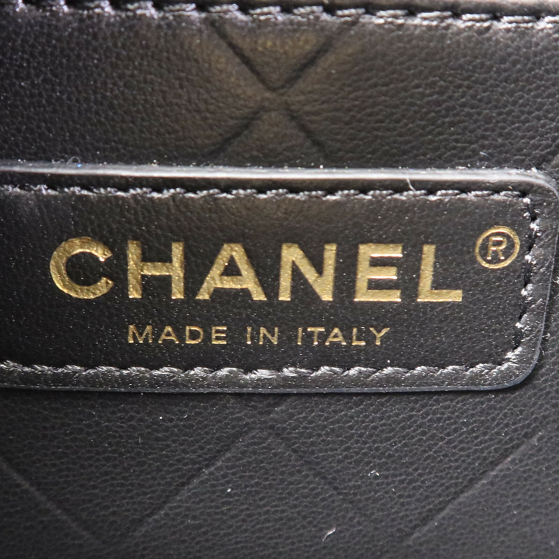 CHANEL 牛皮皮革Chain Shoulder Bag金扣鏈帶肩背袋-5