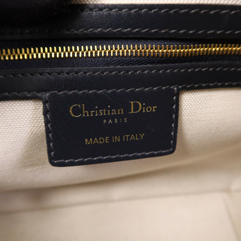 Dior 帆布Vibe M金扣手挽肩背兩用袋-5