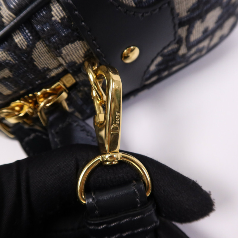 Dior 帆布Vibe M金扣手挽肩背兩用袋-8