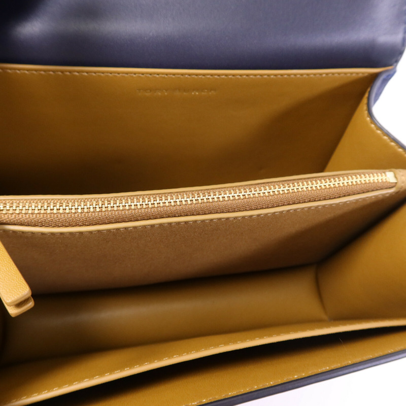 Tory Burch 帆布T Monogram Chain Shoulder金扣肩背袋-4