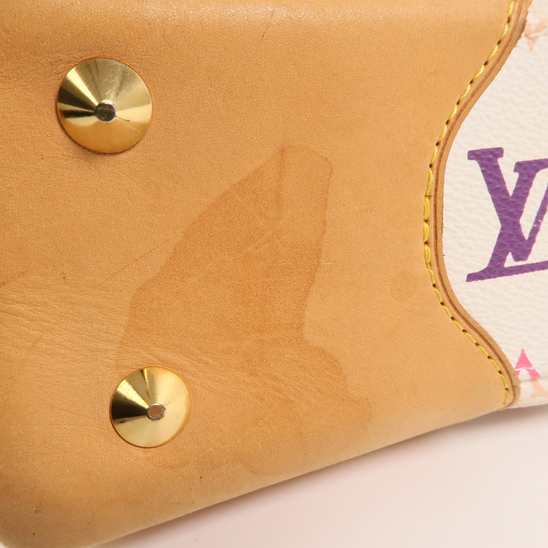 LOUIS VUITTON Monogram Multicolore Judy MM金扣鏈帶手挽肩背兩用袋-14