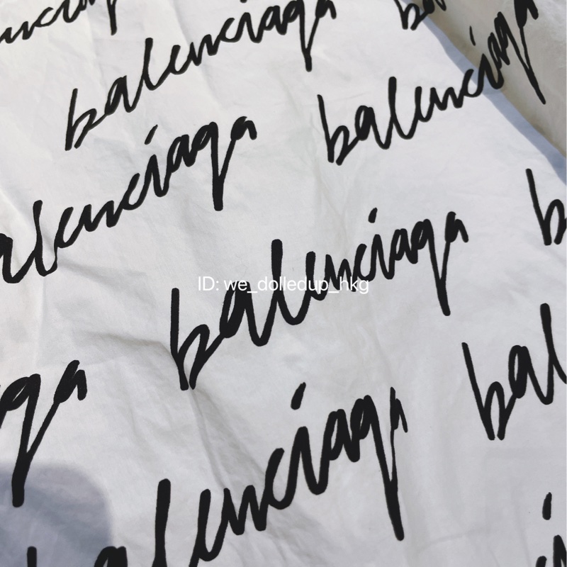 BALENCIAGA signature 黑白色襯衫 38碼-4