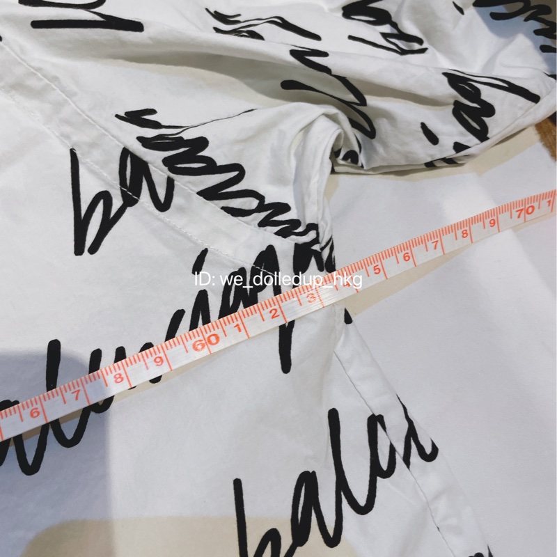BALENCIAGA signature 黑白色襯衫 38碼-5