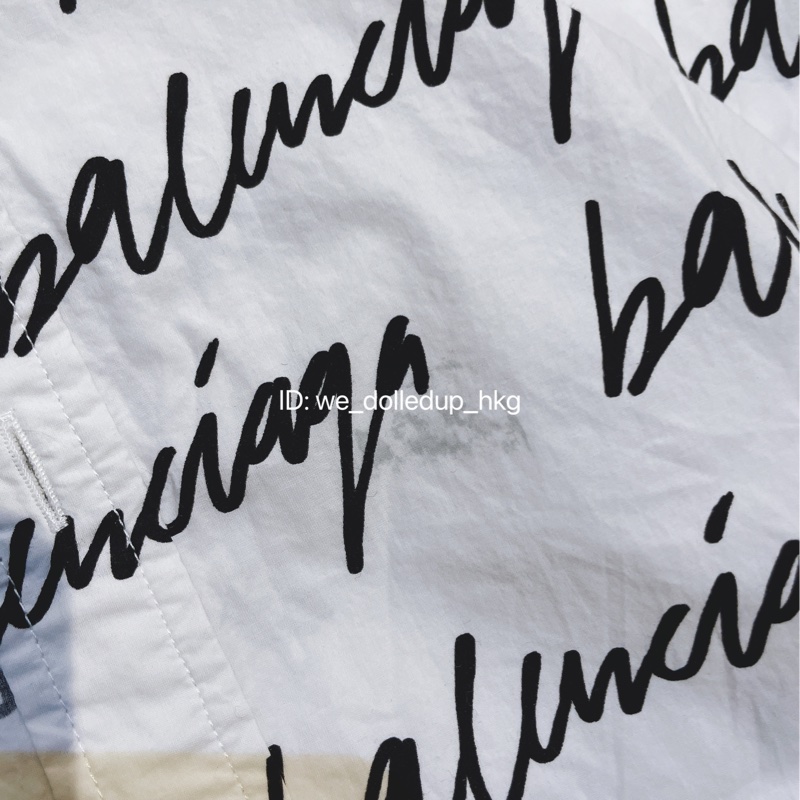 BALENCIAGA signature 黑白色襯衫 38碼-6