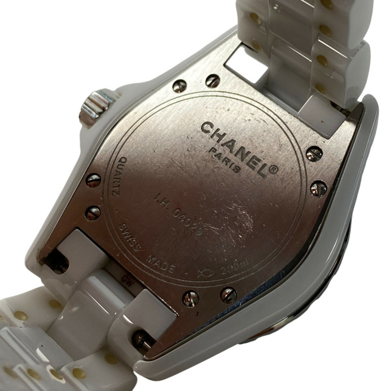 香奈兒女士 H0968 J12 白色錶盤 CE 石英錶，附保固-6