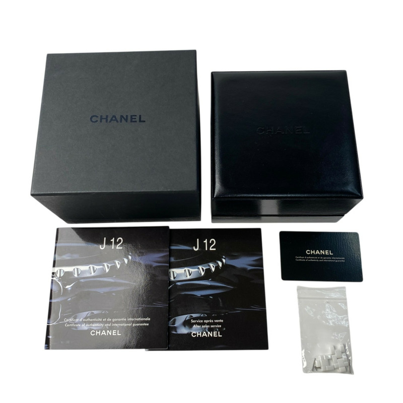 香奈兒女士 H0968 J12 白色錶盤 CE 石英錶，附保固-9