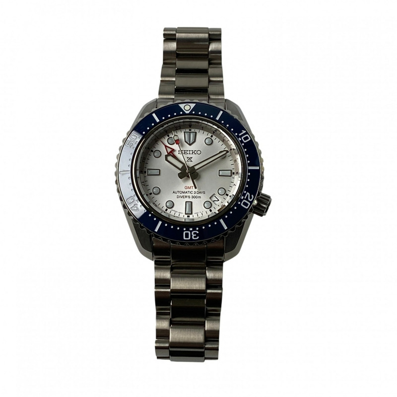 精工男士Prospec潛水員GMT自動腕錶6R54-00P0-1