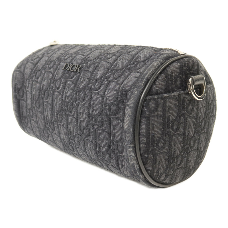 Dior 帆布Roller Messenger銀扣肩背袋-2