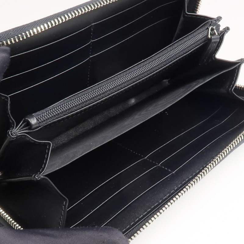 GUCCI 牛皮皮革Long wallet銀扣長錢包-8